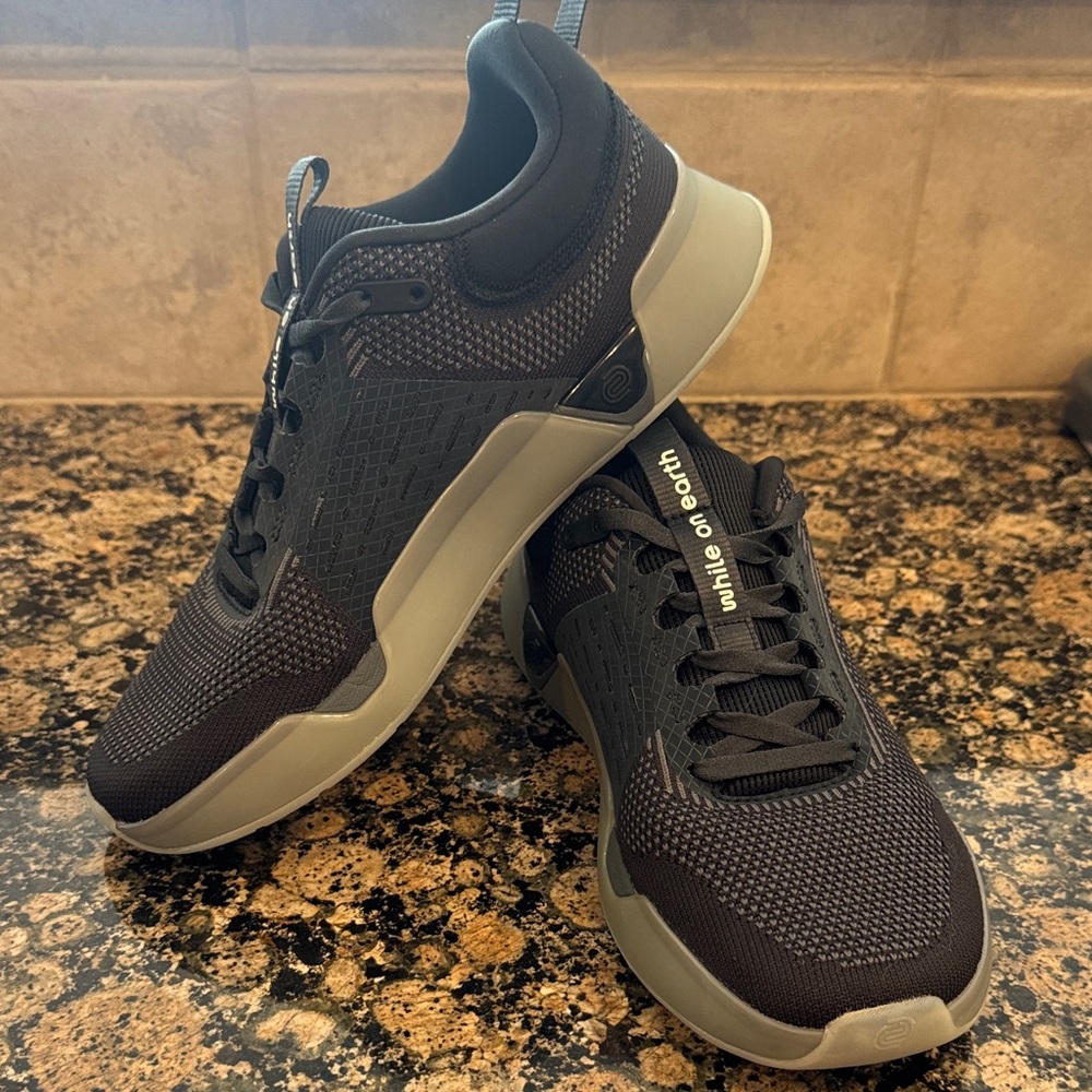 Black and Gray Athletic Sneakers